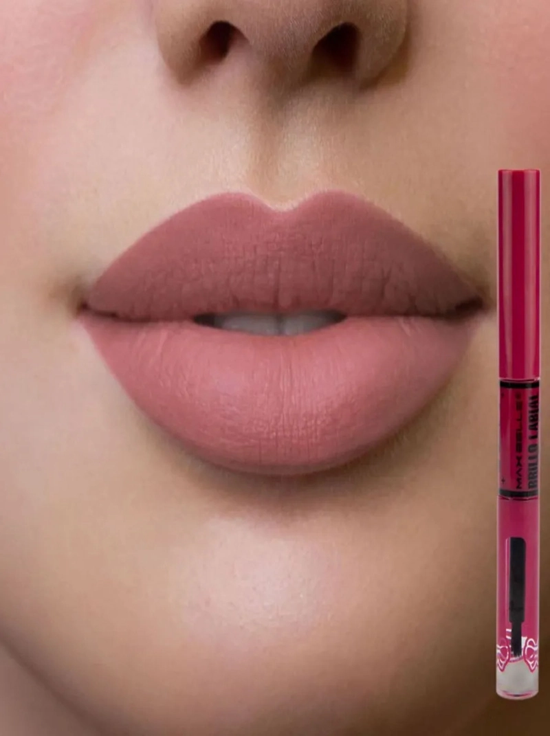 PACK 4 LABIAL MATE DUAL 2EN1 GLOSS BRILLANTE MAQUILLAJE LAU - 8