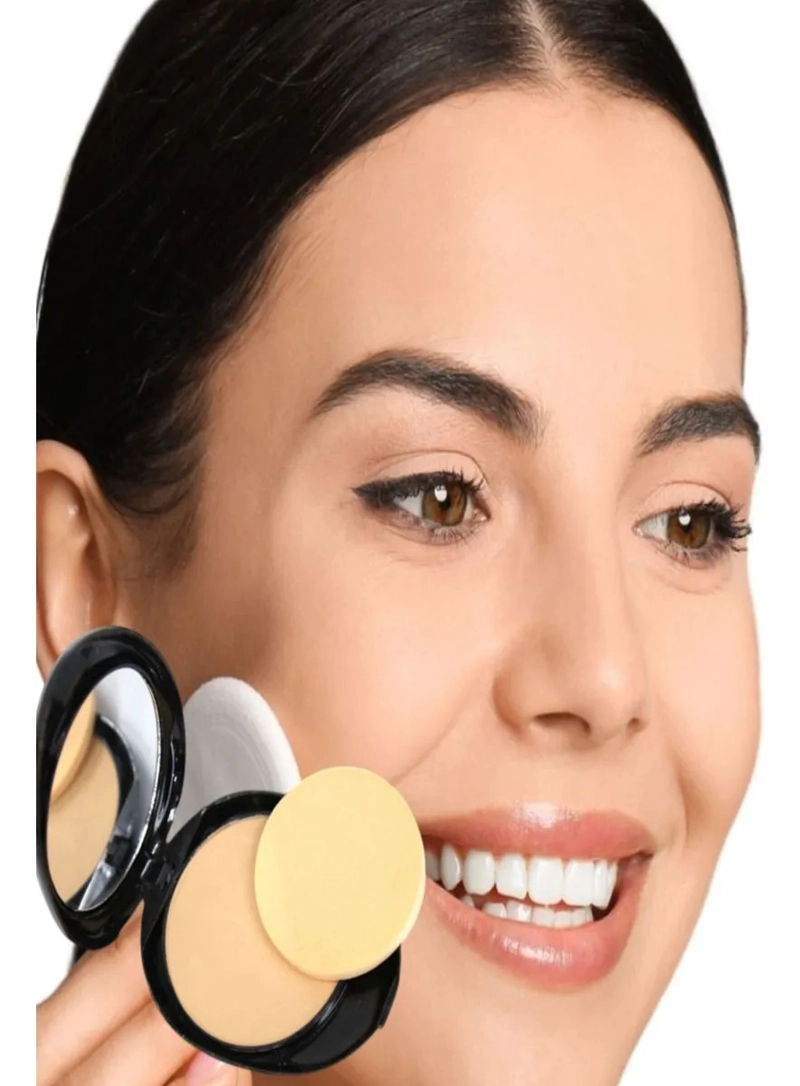 PACK 12 POLVOS COMPACTO FACIAL ACABADO MATE MAQUILLAJE LAU - 5