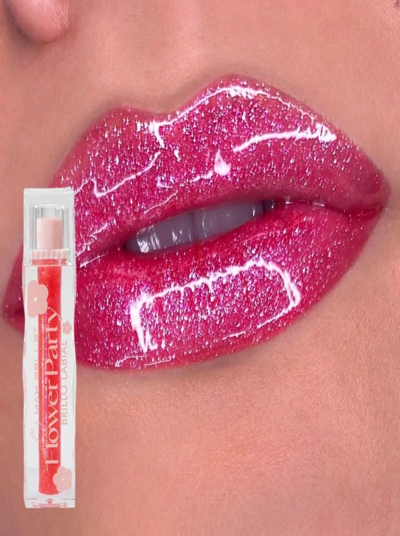 PACK 3 BRILLOS LABIALES FLOWER PARTY GLOSS HIDRATA LAU - 7