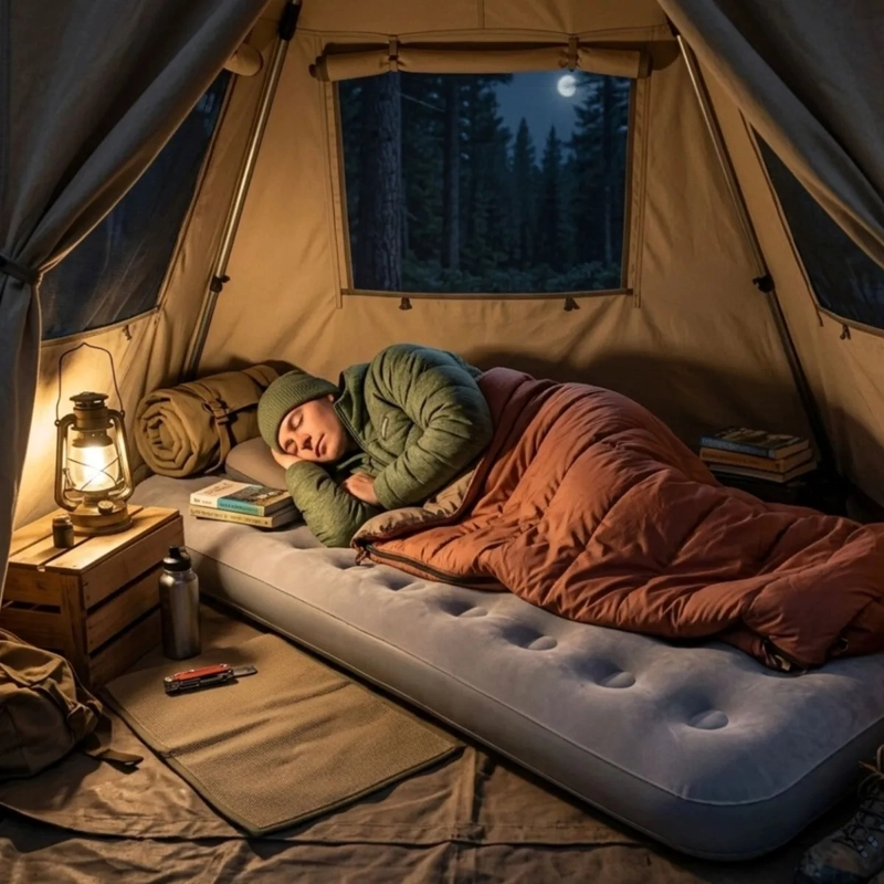 COLCHON INFLABLE PREMIUM RESISTENTE CAMPING VISITAS ALJ - 8
