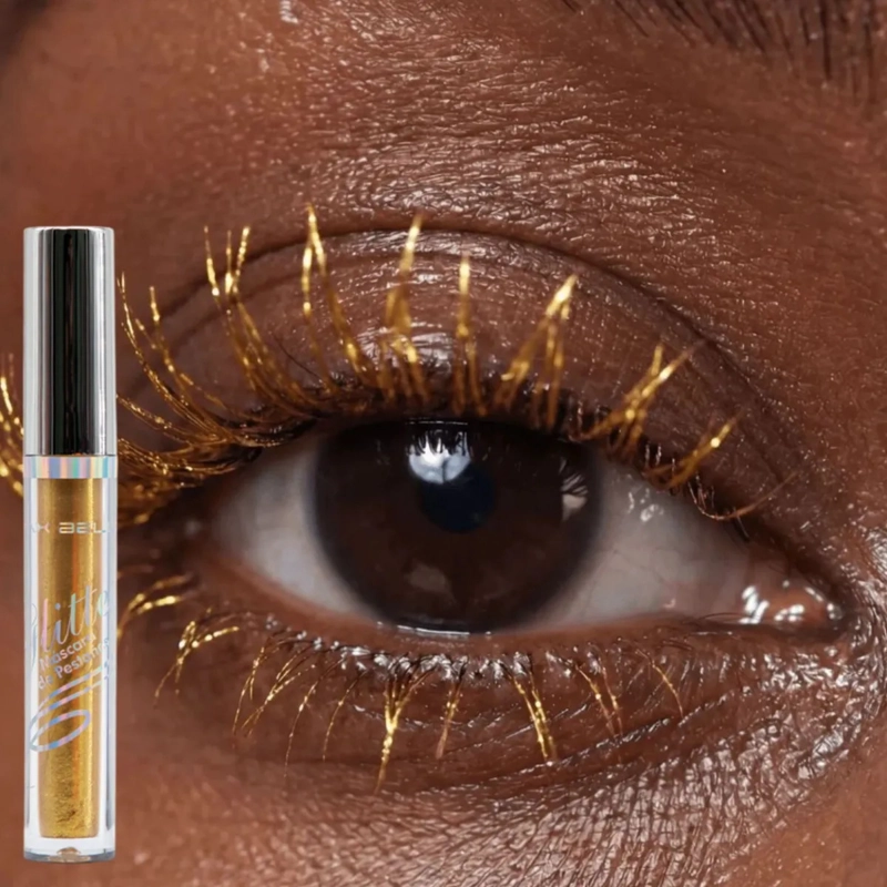 SET 2 MASCARAS PESTAÑAS GEL EFECTO BRILLO PROFESIONAL ALJ - 3