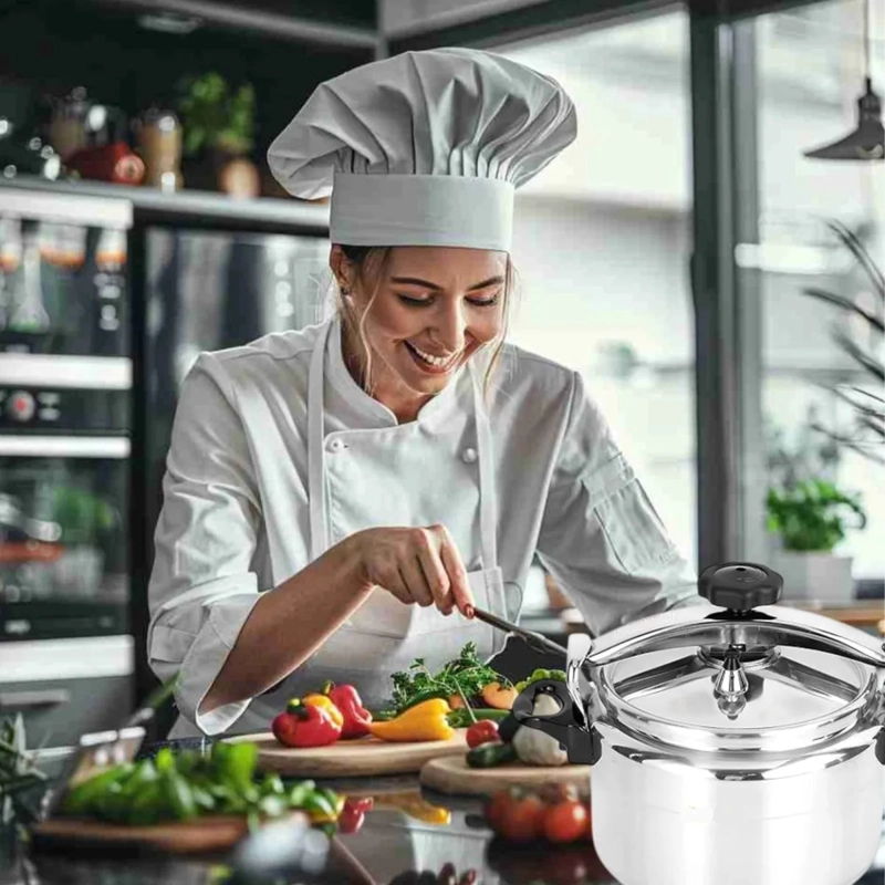 OLLA PRESION COCINA DOBLE VALVULA GRANDE FAMILIAR ALJ - 10