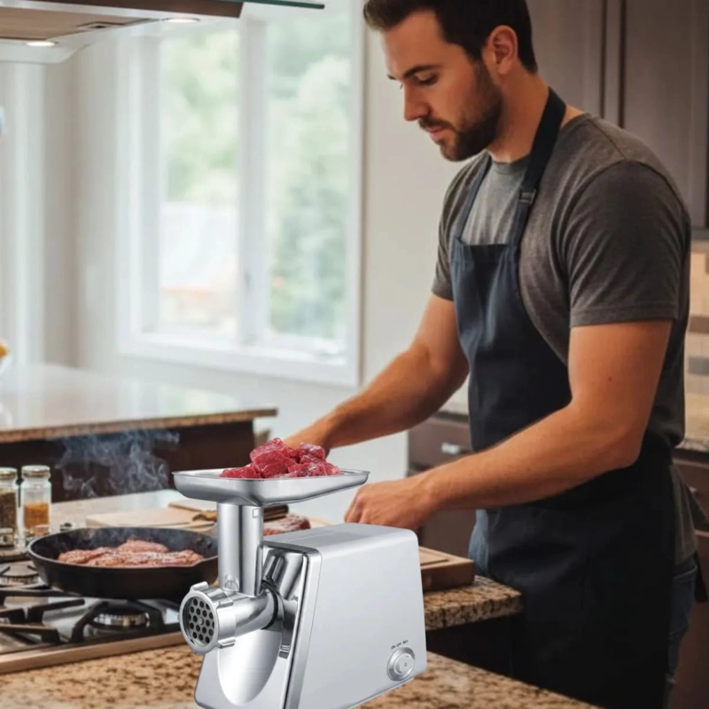 MOLEDORA CARNE PROFESIONAL COCINA EMBUTIDOS SALCHICHAS ALJ - 10