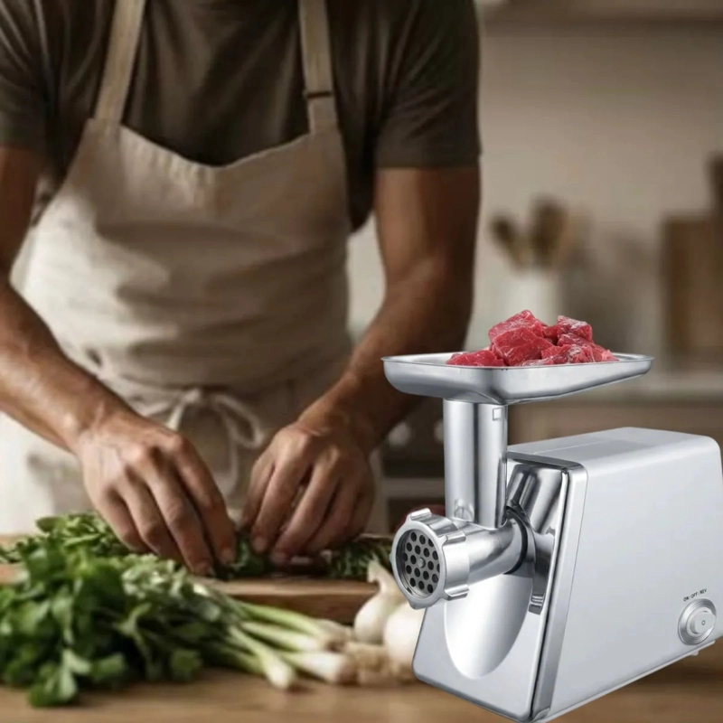 MOLEDORA CARNE PROFESIONAL COCINA EMBUTIDOS SALCHICHAS ALJ - 9