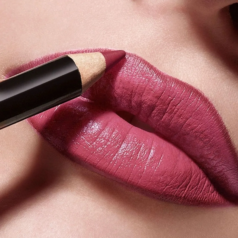 SET 3 LAPICES DELINEADORES LABIOS OJOS GUINDA CREMOSO ALJ - 3