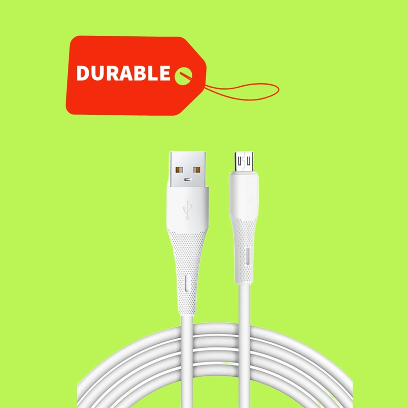 SET 8 CABLE MICRO USB SILICONA CARGA TRANSFERENCIA LAU - 8
