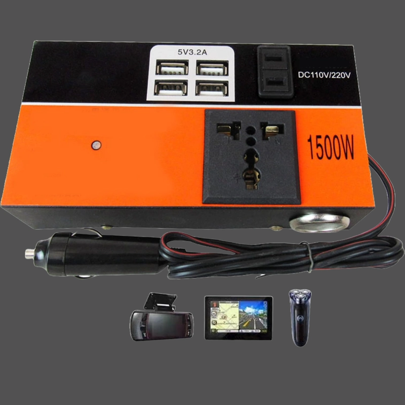 INVERSOR DE CORRIENTE VEHICULO 12V A 24V CAMIONES LAU - 5