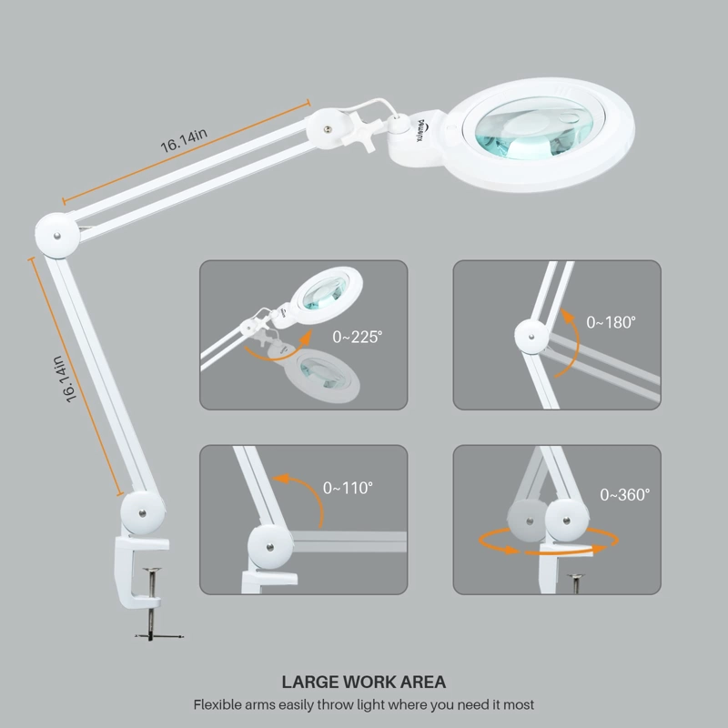 LAMPARA BRAZO GIRATORIO MULTIFUNCIONAL ESTETICISTA SPA LAU - 5
