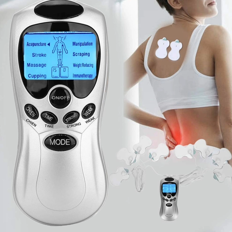 MASAJEADOR PULSO TERAPIA PANTALLA LCD CORPORAL ALIVIO LAU - 8