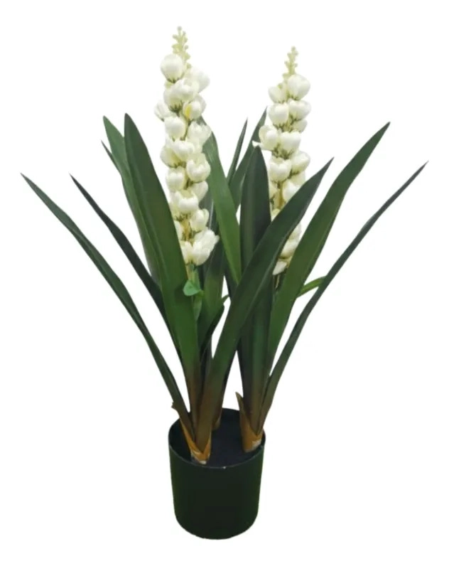 PLANTA ARTIFICIAL DECORATIVA FLORES INTERIOR OFICINA ALJ - 1