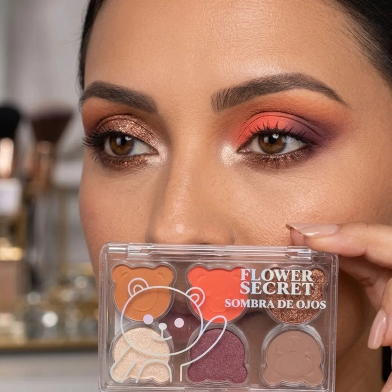 PAQUETE 24 PALETAS SOMBRAS OJOS 6 COLORES ESTE TICA OSITOS MV - 4