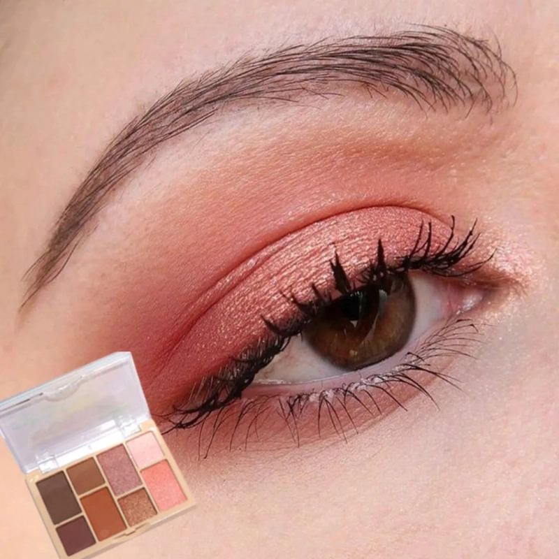 SET 2 PALETAS SOMBRAS 8 COLORES TEXTURA SEDOSA ARMONIOSA MV - 7