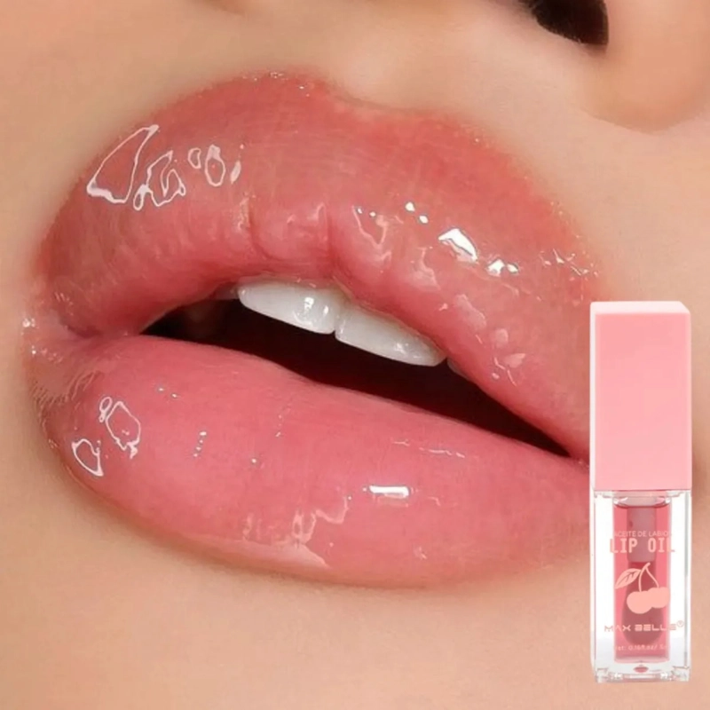 SET 2 ACEITE LABIOS CHERRY BRILLO RADIANTE HIDRATACION MV - 10