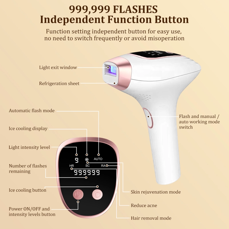 DEPILADORA LASER EISER PROFESIONAL MULTIFUNCIONAL - 2