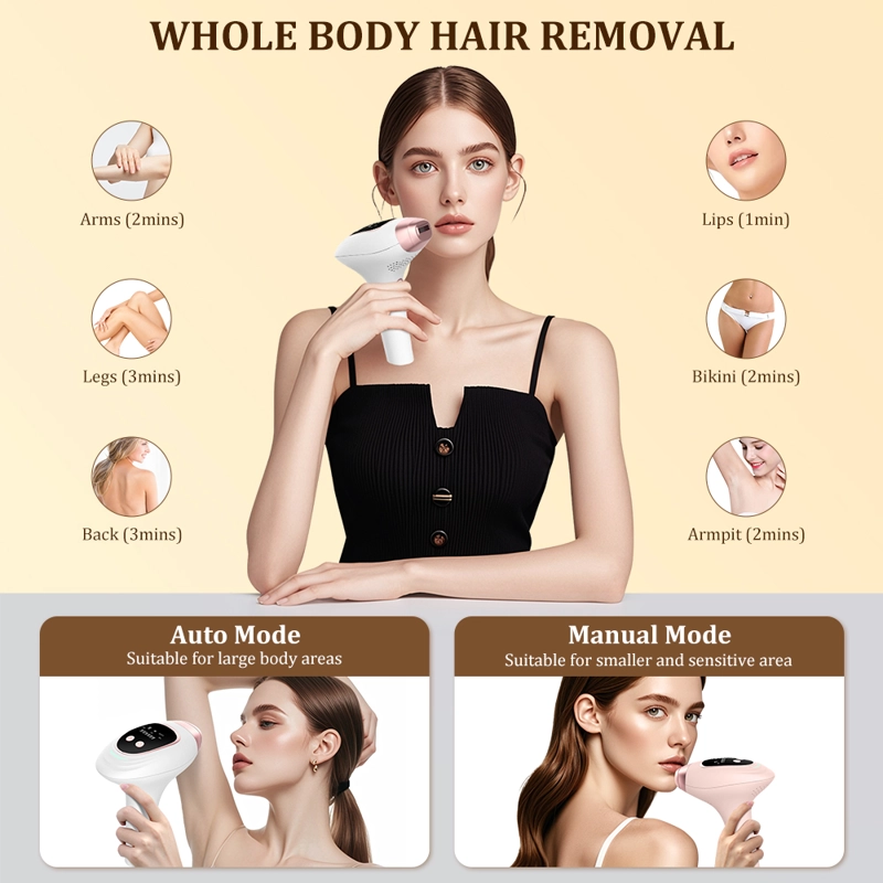 DEPILADORA LASER EISER PROFESIONAL MULTIFUNCIONAL - 8