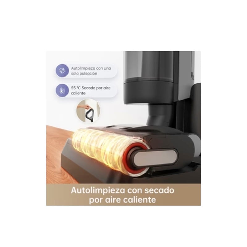 DREAME H12 PRO – ASPIRADORA EN SECO Y HÚMEDO, BORDE A BORDE CON SECADO DE AIRE CALIENTE - 3