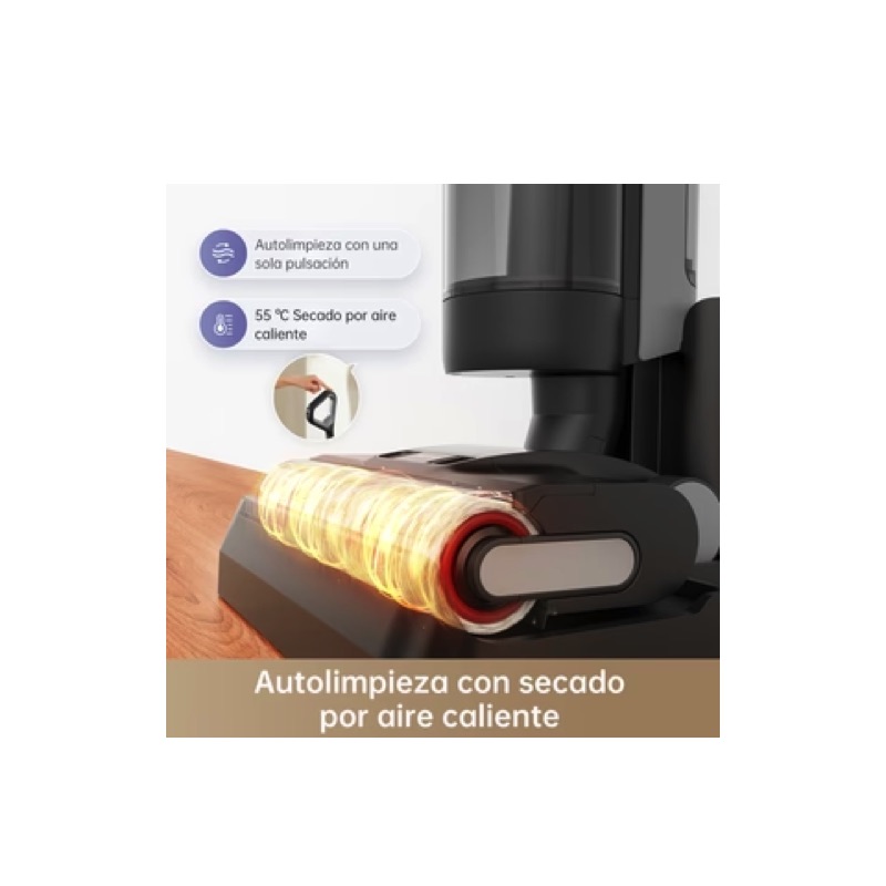 DREAME H12 PRO – ASPIRADORA EN SECO Y HÚMEDO, BORDE A BORDE CON SECADO DE AIRE CALIENTE - 3