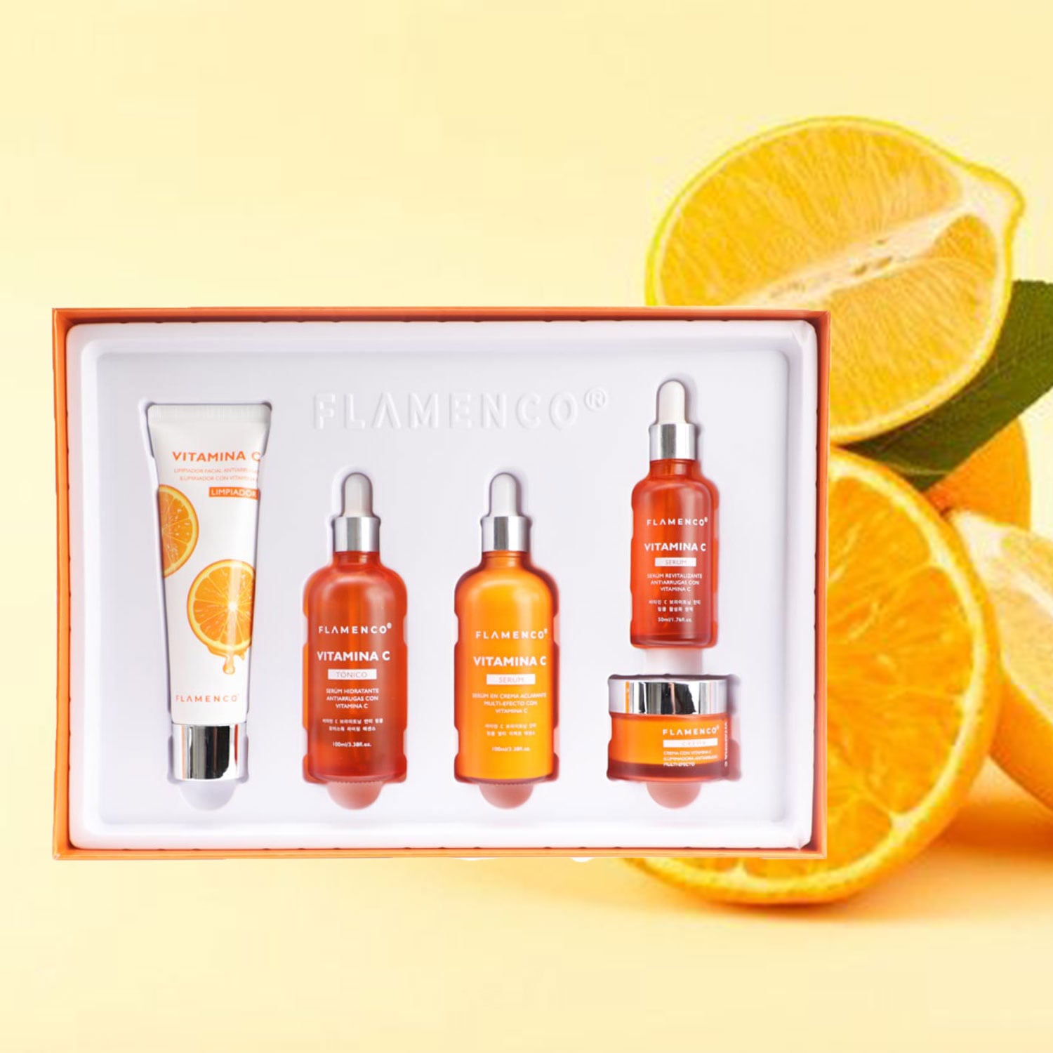 KIT SKIN CARE ROSTRO FLAMENCO LINEA VITAMINA C RONDON - 2
