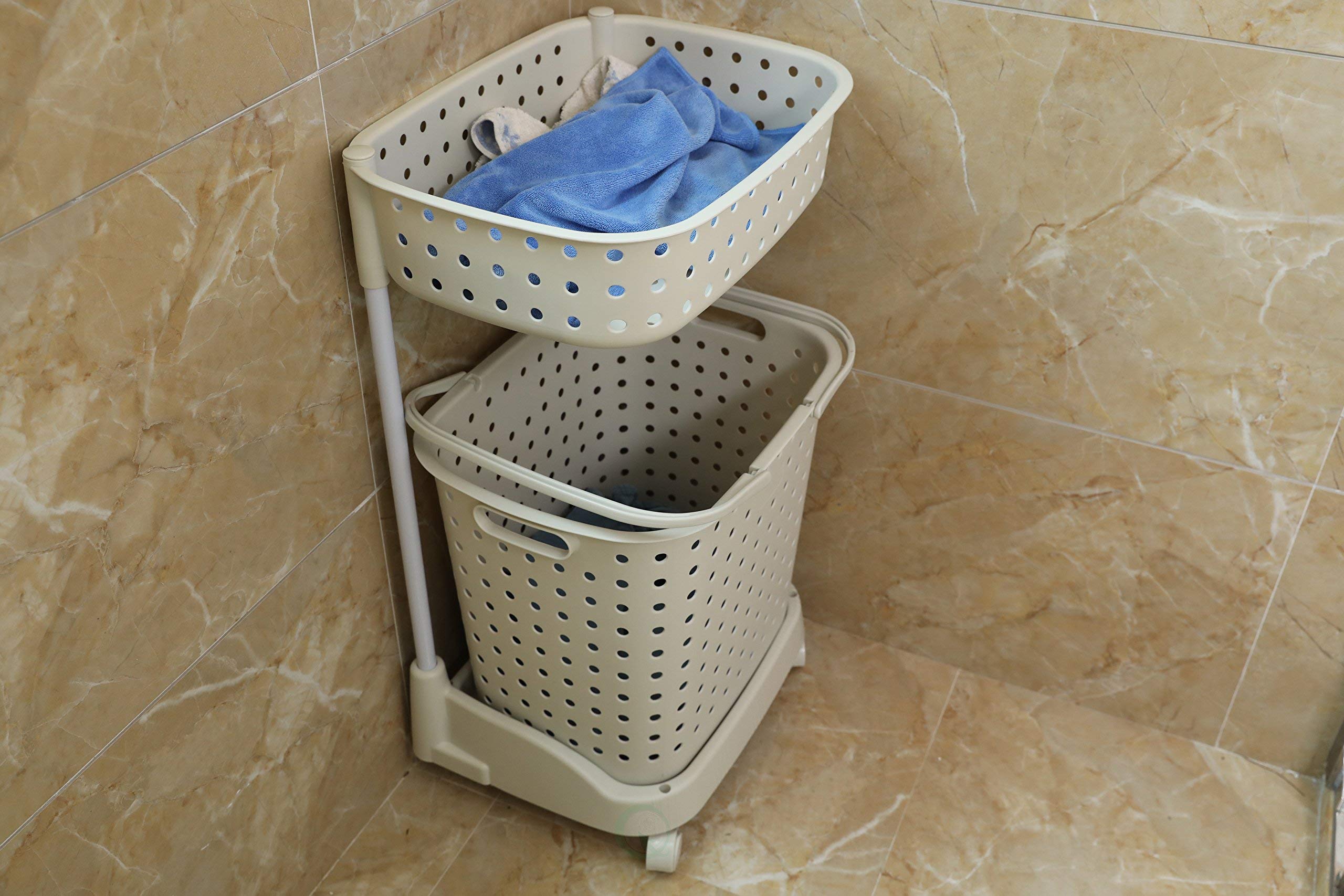 BAÑO CANASTO ALMACENAMIENTO ORGANIZADOR RONDON - 4