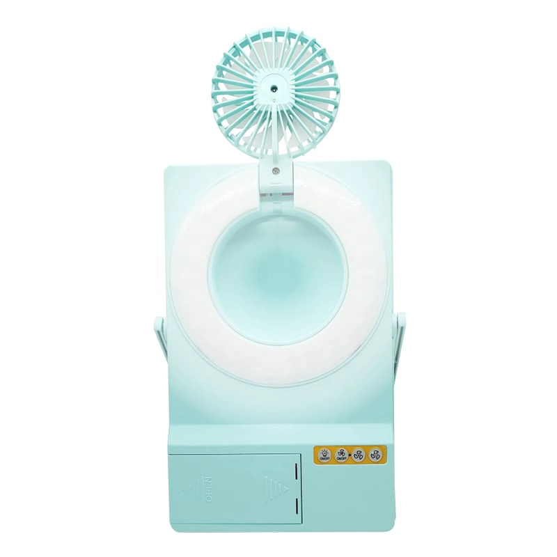 ANILLO PORTATIL 30 WATTS LUZ VENTILADOR SOLAR ALTAVOZ BLUETOOTH LED RONDON - 9