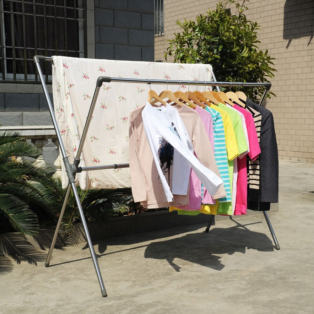PLEGABLE EXTENSIBLE TENDEDERO DOBLE CARRIL PERCHERO RONDON - 3
