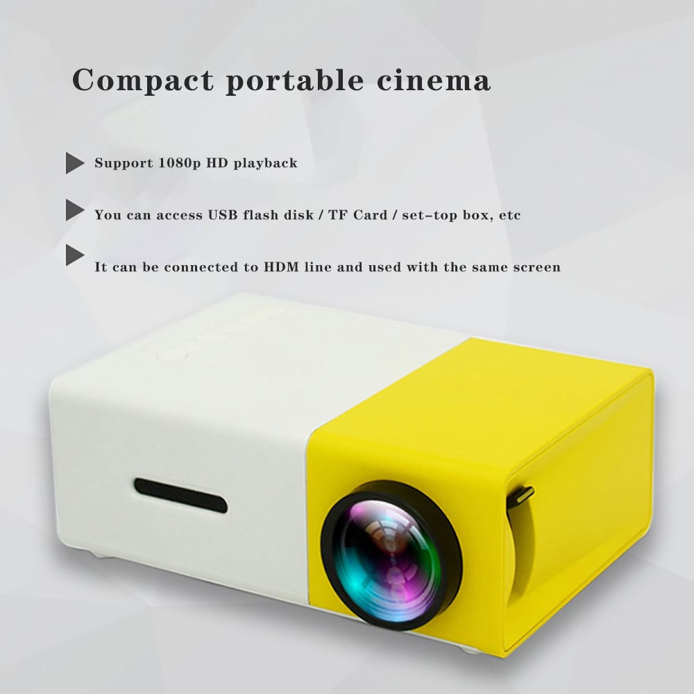 PROYECTOR QVGA (320 X 240) MINI VIDEO PORTATIL LED ALTA DEFINICION RONDON - 4