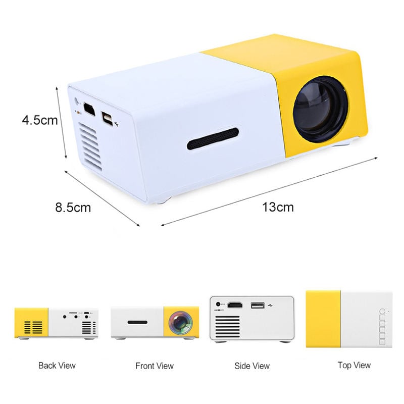 PROYECTOR QVGA (320 X 240) MINI VIDEO PORTATIL LED ALTA DEFINICION RONDON - 6