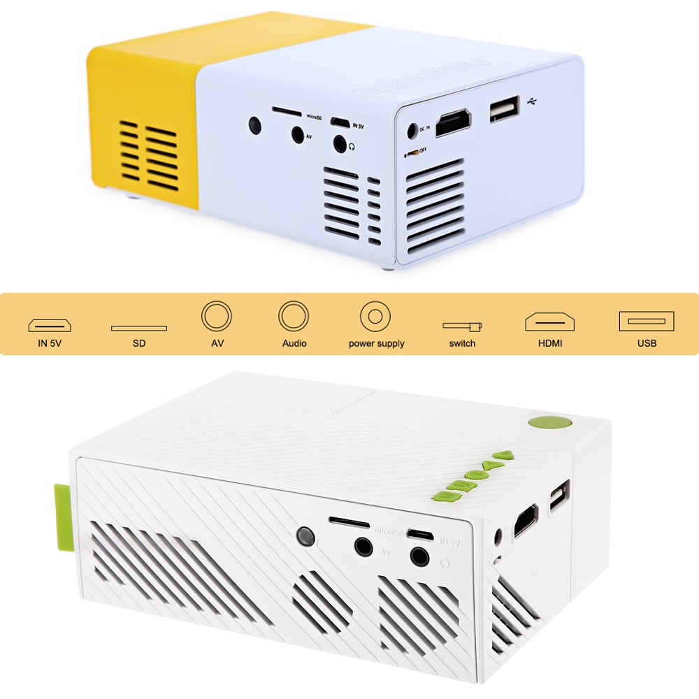 PROYECTOR QVGA (320 X 240) MINI VIDEO PORTATIL LED ALTA DEFINICION RONDON - 7