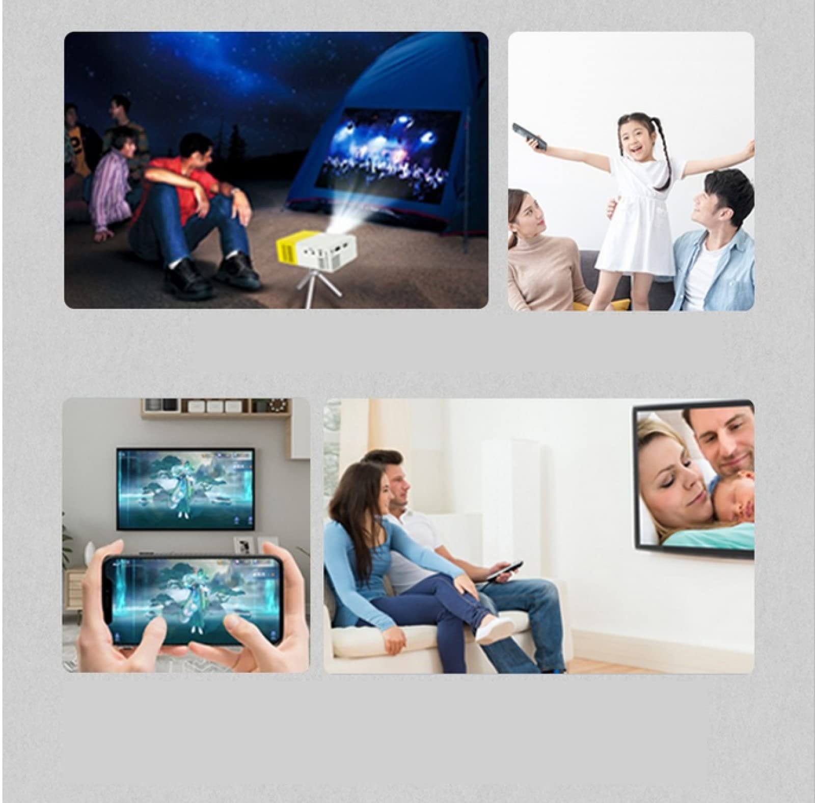 PROYECTOR QVGA (320 X 240) MINI VIDEO PORTATIL LED ALTA DEFINICION RONDON - 9