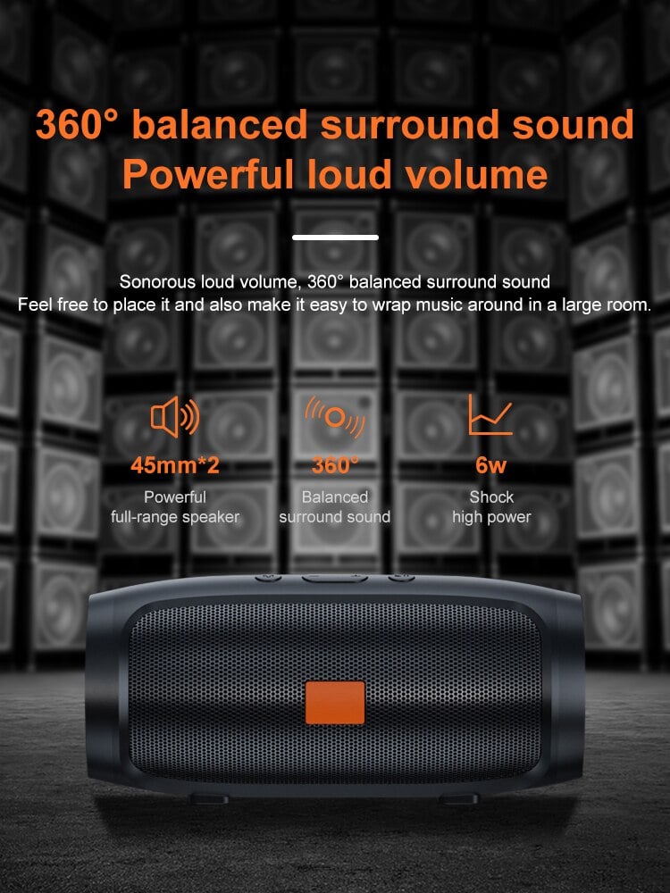 ALTAVOCES BLUETOOTH INALAMBRICOS BLUETOOH SUBWOOFER ESTEREO RONDON - 1