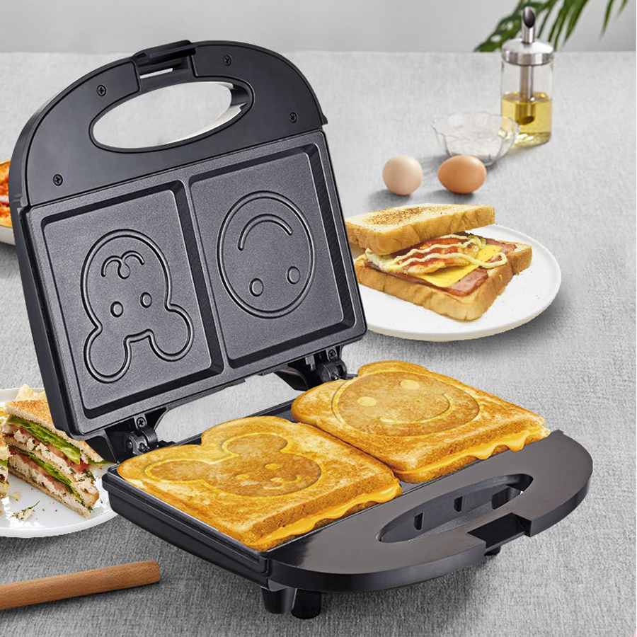 SANDWICHERA TOSTADORA PANES FIGURAS INFLABLES RONDON CAPACIDAD 2 - 6