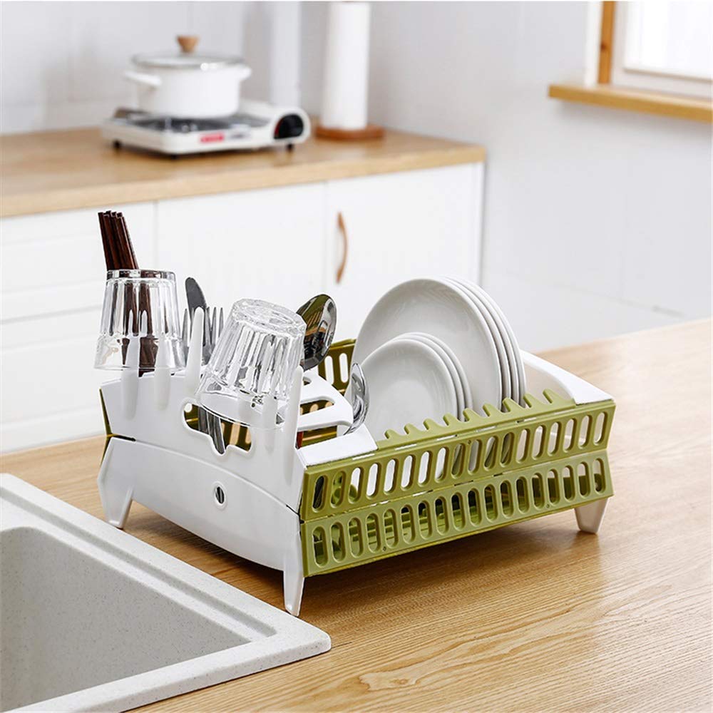 ESCURRIDOR PLATOS PLEGABLE COCINA ESTANTE SECADO RONDON - 4