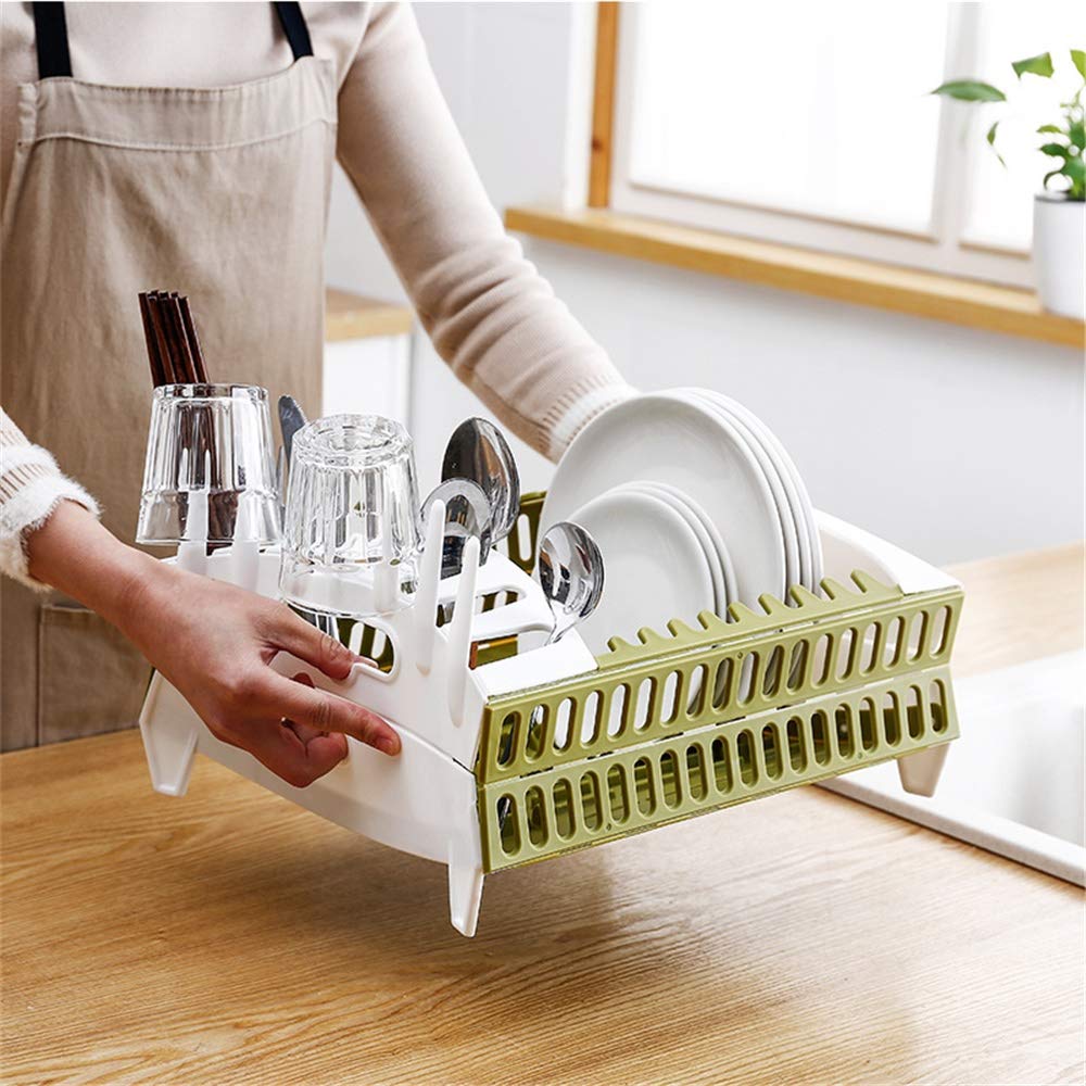 ESCURRIDOR PLATOS PLEGABLE COCINA ESTANTE SECADO RONDON - 5