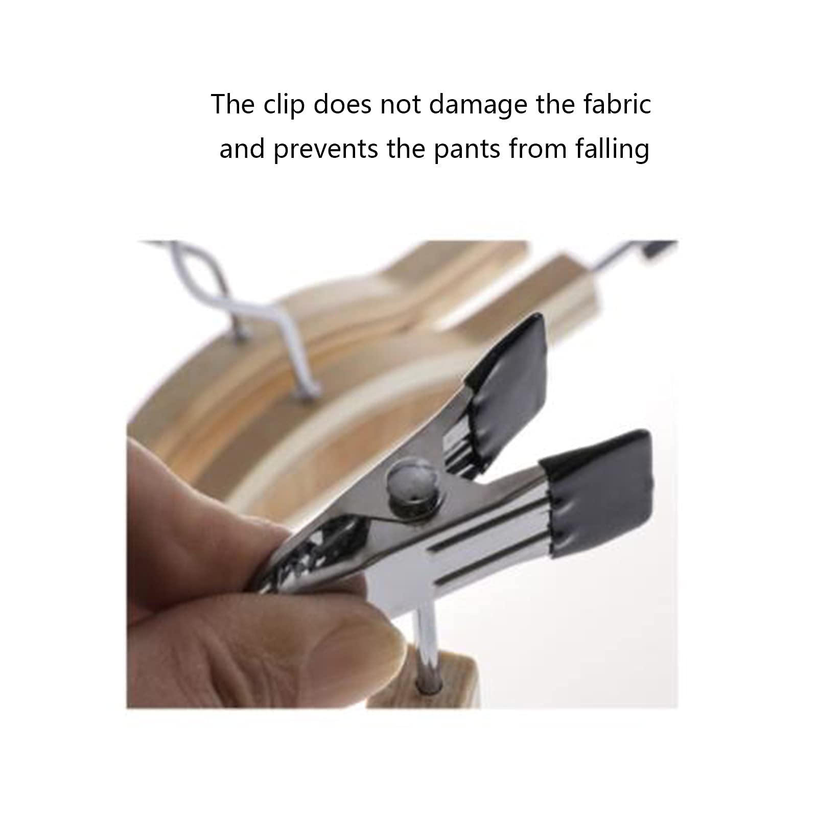 ANTIDESLIZANTE PERCHAS CLIPS AJUSTABLES 8 UNIDADES RONDON MADERA - 3