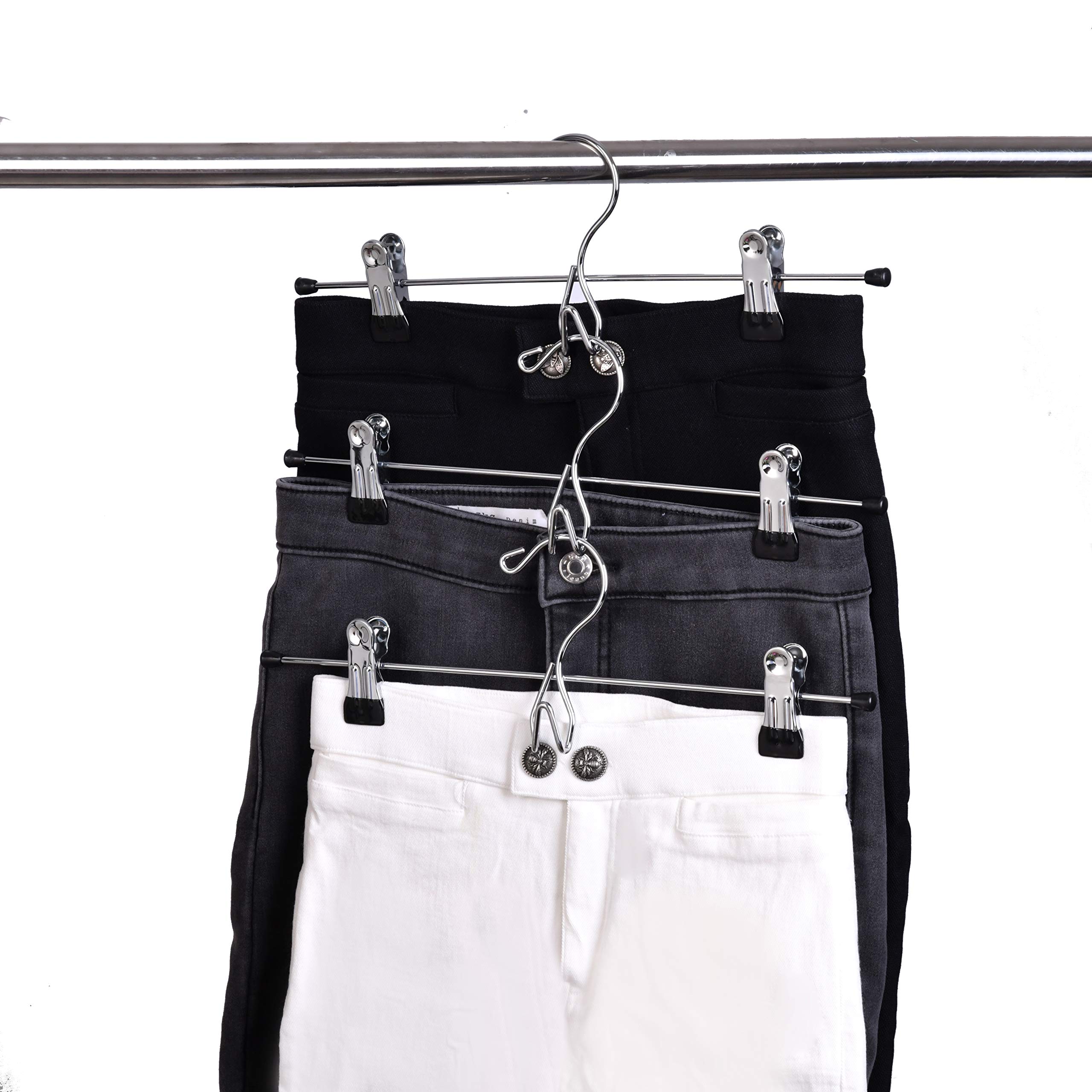 CLIP FALDAS PANTALONES PERCHAS CORBATAS 20 UNID RONDON - 3