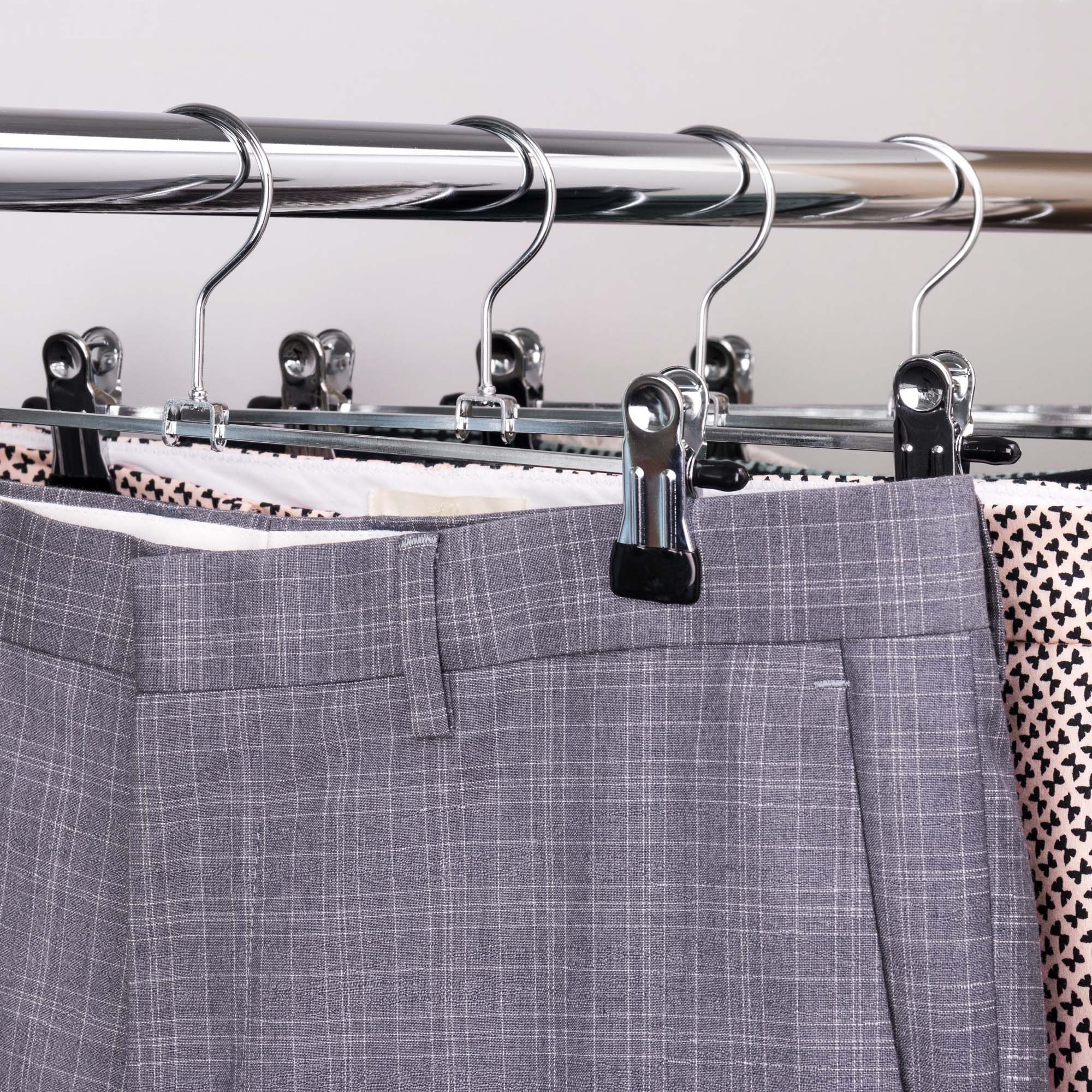 CLIP FALDAS PANTALONES PERCHAS CORBATAS 20 UNID RONDON - 4