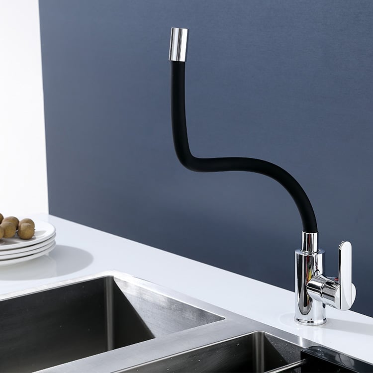 GRIFO AGUA FREGADERO COCINA CALIENTE FRÍO MEZCLADOR RONDON - 7