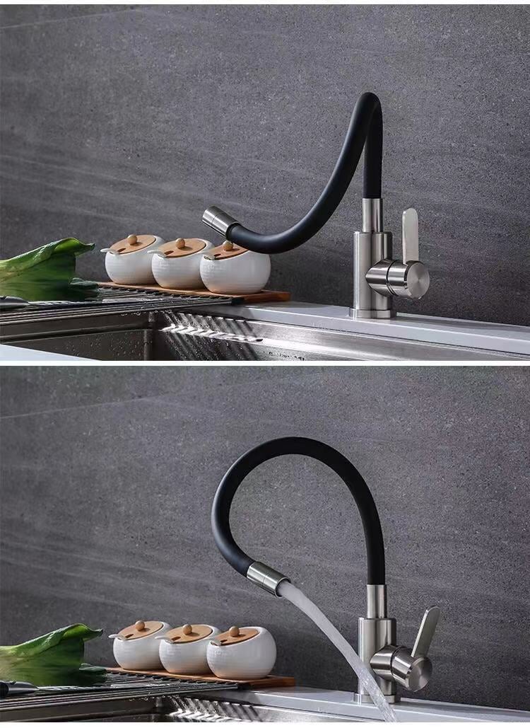 GRIFO AGUA FREGADERO COCINA CALIENTE FRÍO MEZCLADOR RONDON - 8