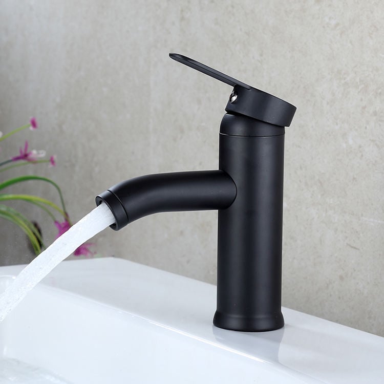 GRIFO BAÑO MEZCLADOR AGUA FRÍA CALIENTE LAVABO RONDON - 8