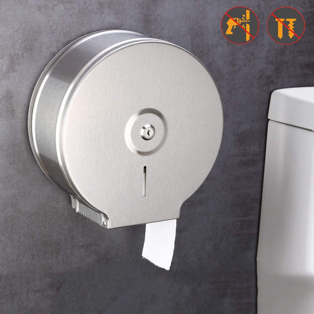 SOPORTE PAPEL HIGIENICO DISPENSADOR TOALLAS PARED RONDON - 3