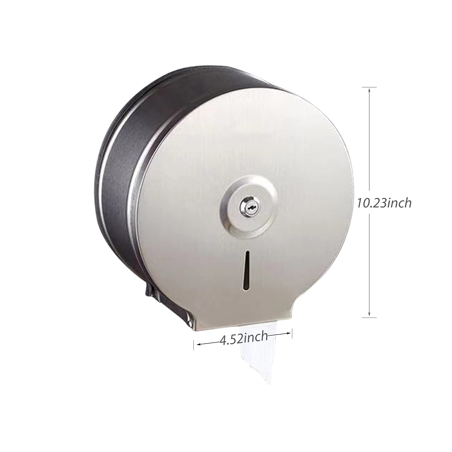 SOPORTE PAPEL HIGIENICO DISPENSADOR TOALLAS PARED RONDON - 7