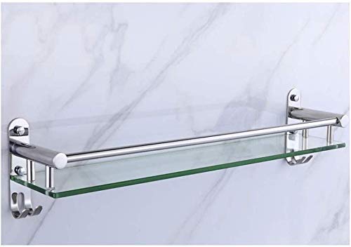 ESTANTE BAÑO REPISA TEMPLADO PARED RONDON VIDRIO - 9