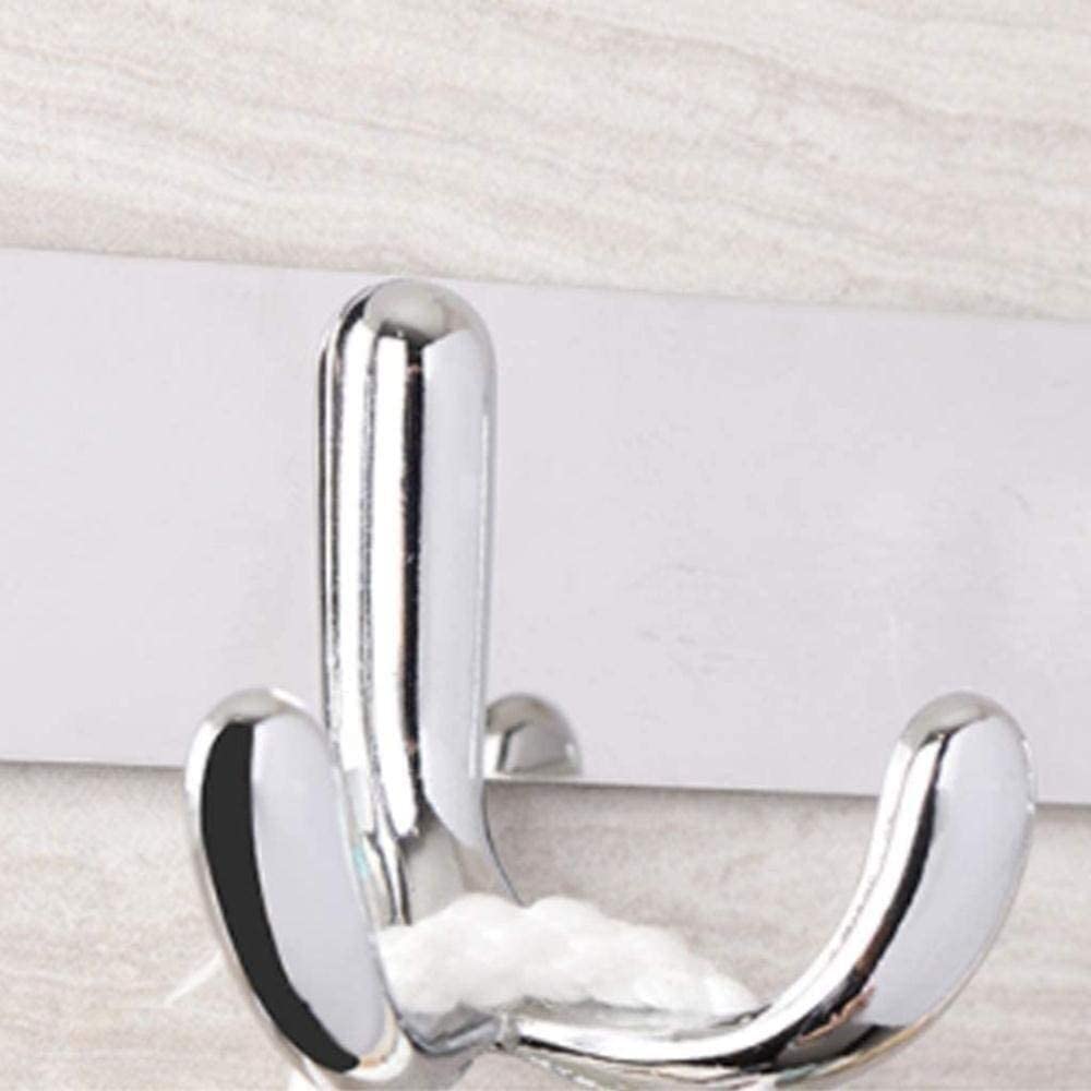TOALLERO GANCHO PERCHA COLGANTE ROPA 4 GANCHOS PARED RONDON - 3
