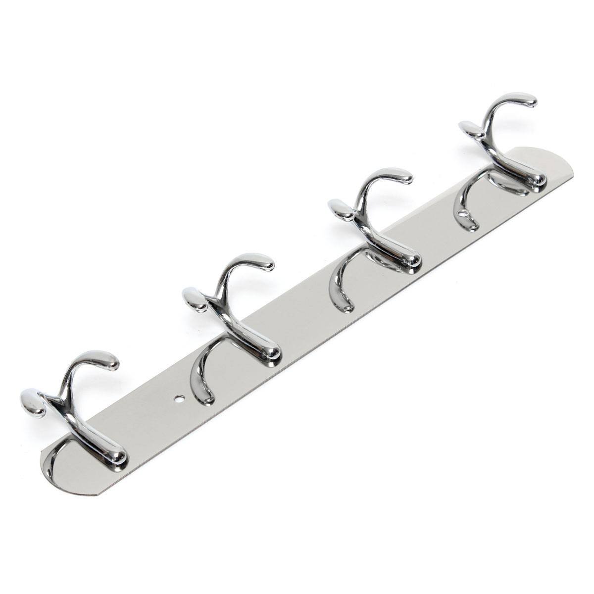 TOALLERO GANCHO PERCHA COLGANTE ROPA 4 GANCHOS PARED RONDON - 8