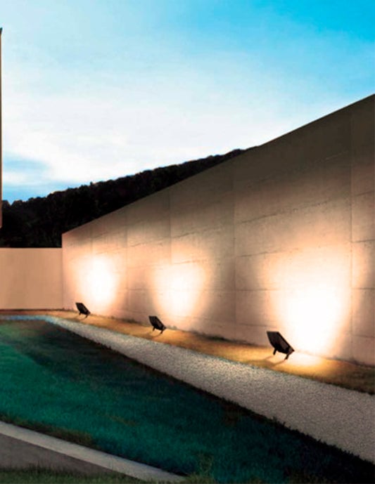 REFLECTOR LED SOLAR JARDIN LAMPARA EXTERNA LUCES RONDON - 9