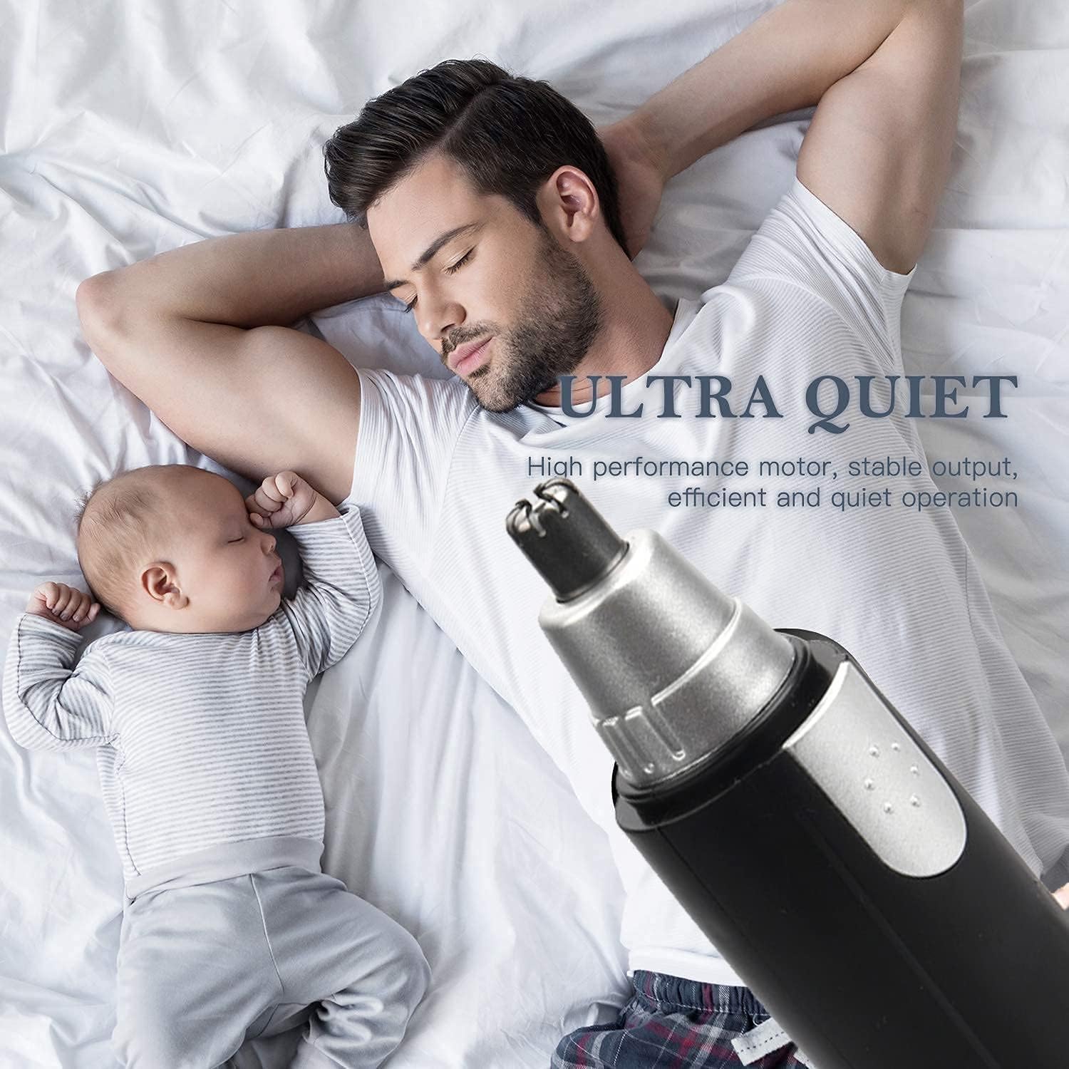 RECORTADOR INALÁMBRICO MINI ELÉCTRICO MULTIFUNCIONAL ADULTOS RONDON - 6