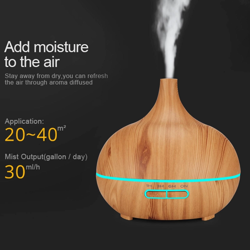 DIFUSOR HUMIDIFICADOR ESCRITORIO AROMA SILENCIOSO RONDON - 9
