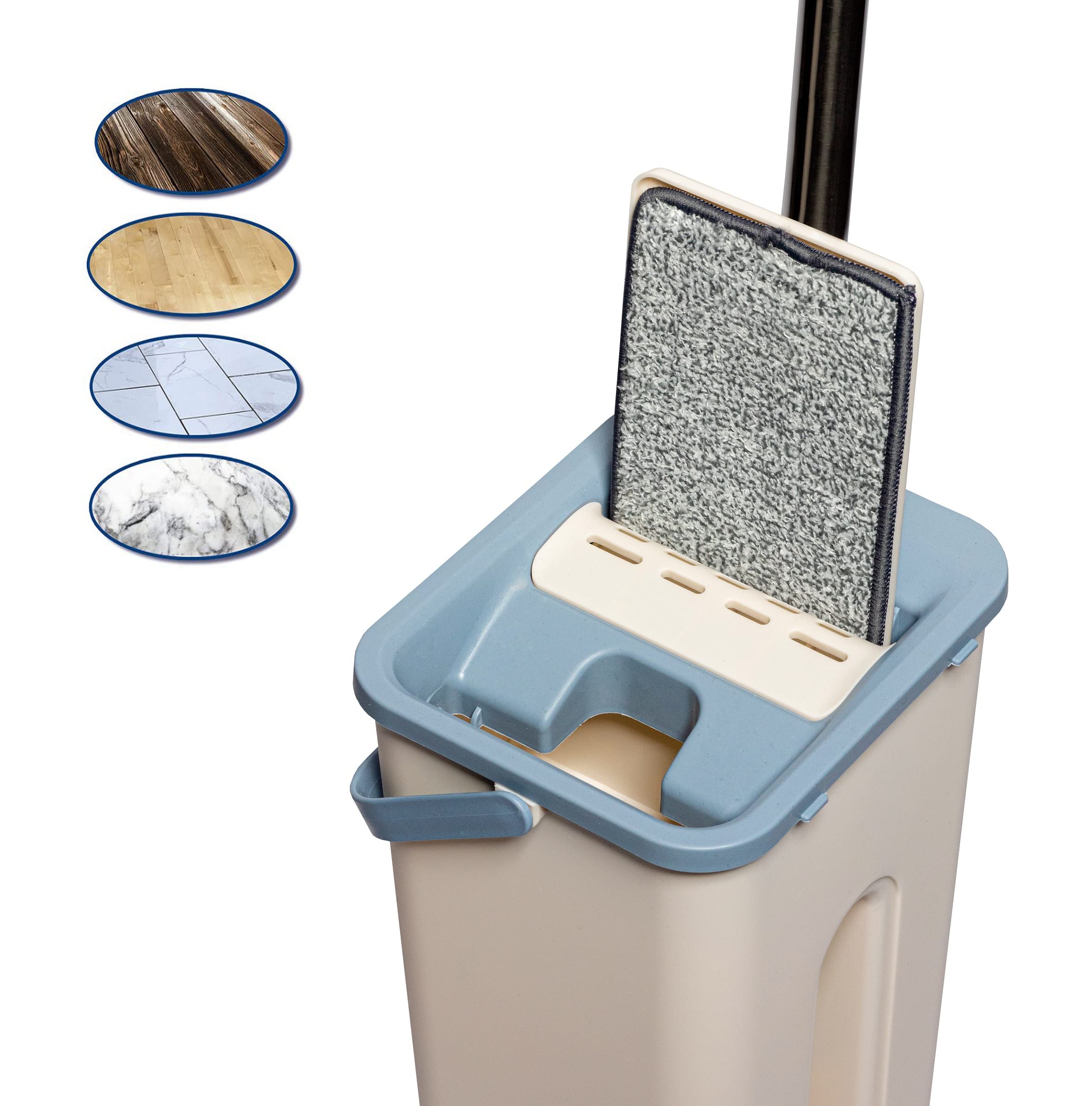 TRAPEADOR PLANO FREGONA LIMPIEZA CASA CUBO AUTOMATICO RONDON - 6