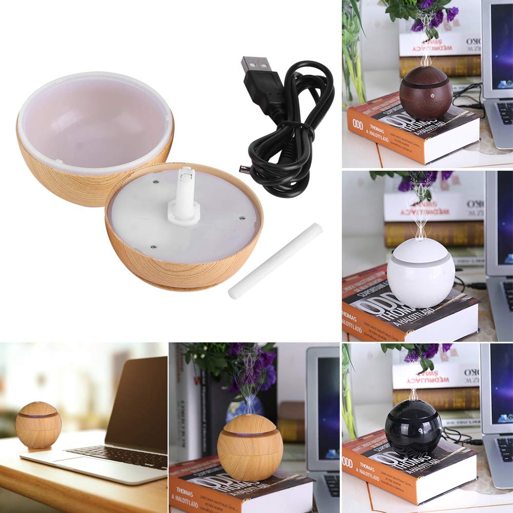 HUMIDIFICADOR AROMATERAPIA DIFUSOR LED USB COLORES RONDON - 7