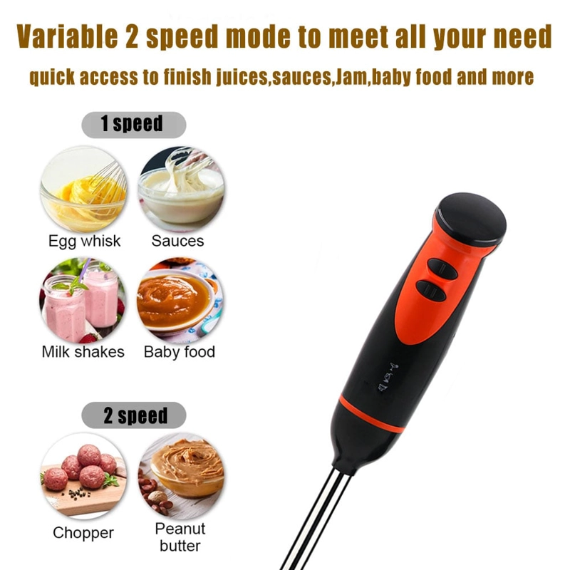 BATIDORA NUEVA SUMERGIBLE MEZCLADOR MANO ELÉCTRICO COCINA RONDON - 7